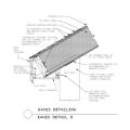 SIP roof panel detailing at the eaves with a short overhang, a vertical fascia and soffit board