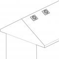 Right – Button vents provide ventilation to a vented attic