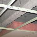 Drop-in ceiling assemblies consisting of suspended ceiling tiles (common in multifamily buildings) are often insulated with fiberglass or mineral wool batt insulation. 